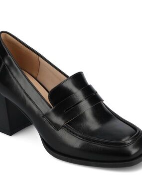 Journee Collection Women's
Malleah Heeled Loafers, Size 9 - New in Box!